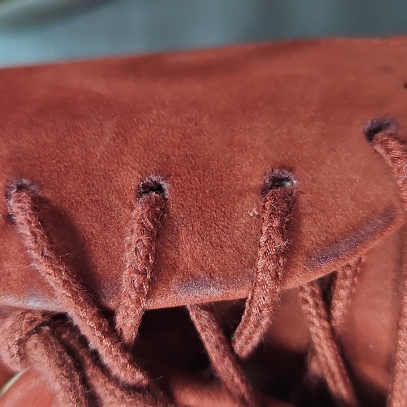 Samuel Hubbard Burnt Orange Womens Loafers Size 8 - Picture 6 of 9